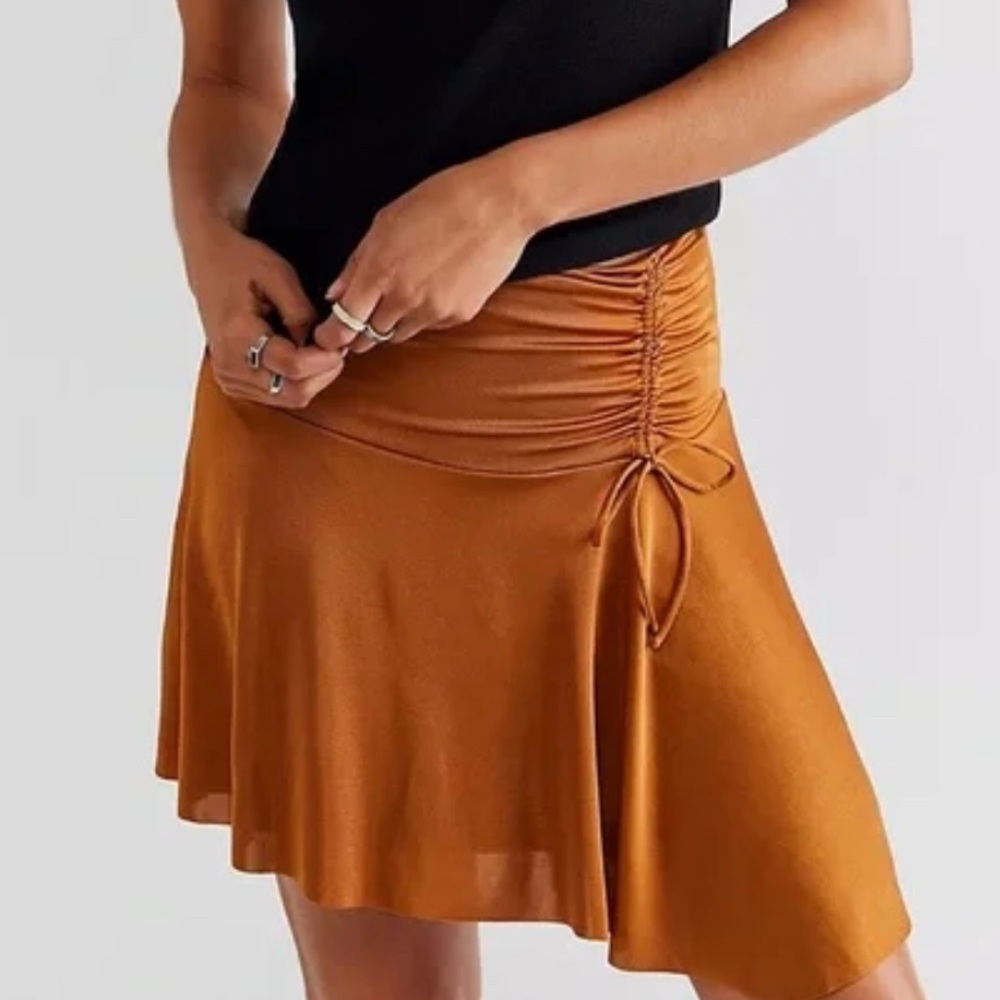 Free People Who’s That Mini Skirt in Cathaway Spice